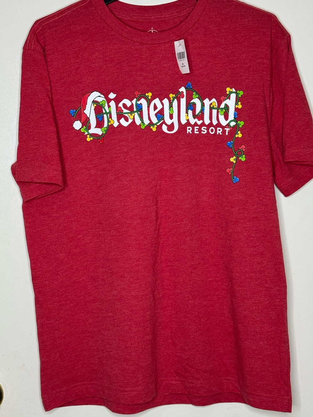 Disneyland Resort Holiday Red Graphic Tee